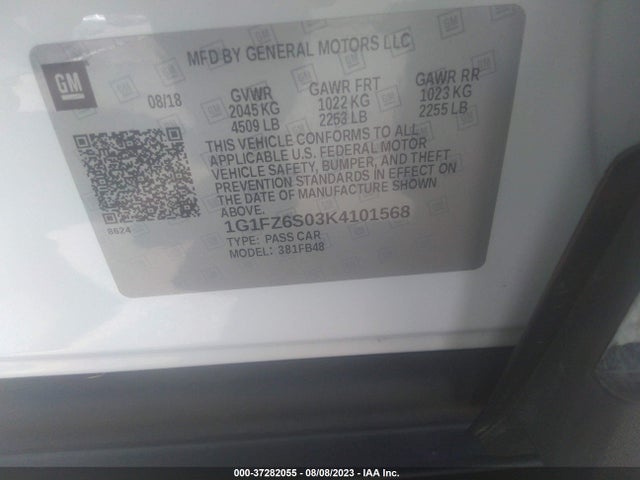 Chevrolet Bolt Ev Premier 2019 1G1FZ6S03K4101568 Image 17