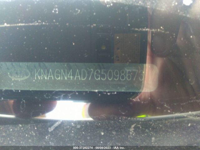 KNAGN4AD7G5098673 KIA Optima Hybrid Ex
