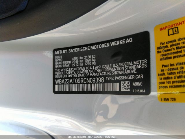 WBA23AT09RCN09398 BMW 4 Series 430i
