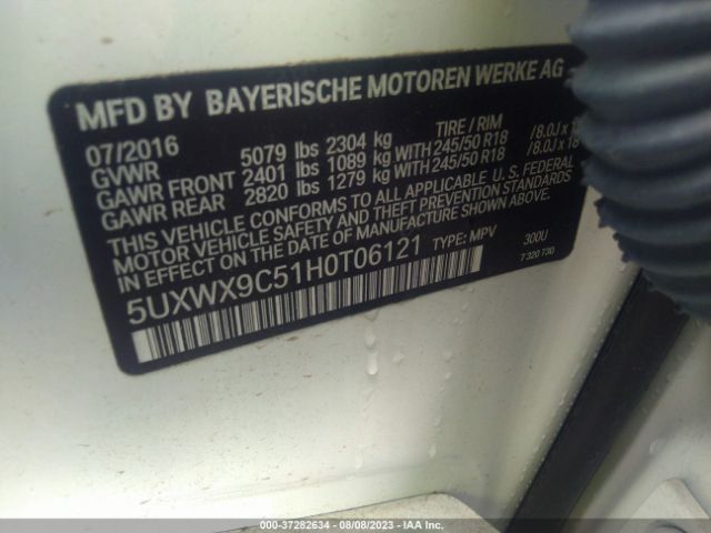 5UXWX9C51H0T06121 BMW X3 Xdrive28i