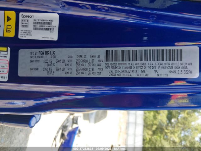 1C4HJXEG0JW193151 Jeep Wrangler Unlimited Sahara