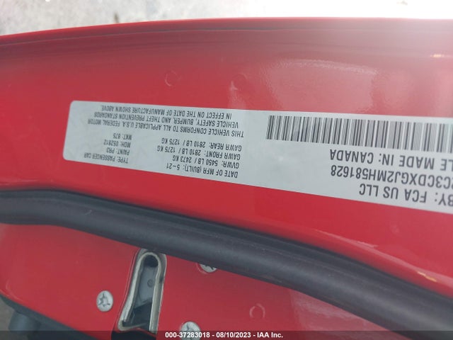 Dodge Charger Scat Pack Rwd 2021 2C3CDXGJ2MH581628 Image 9