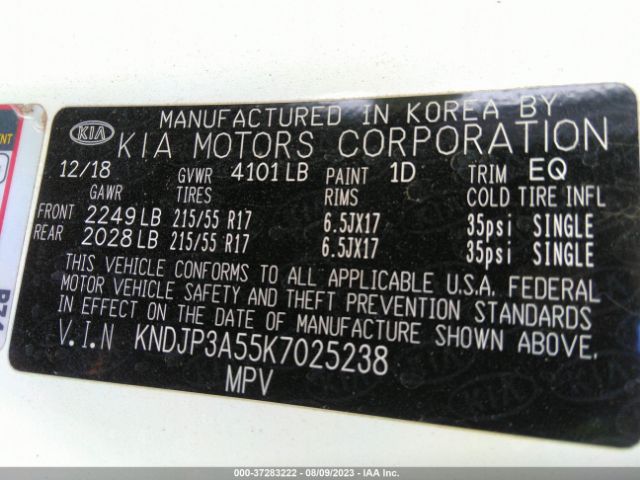 KNDJP3A55K7025238 KIA SOUL +