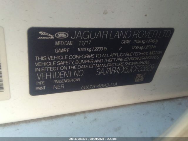 SAJAR4FX5JCP33829 Jaguar Xe 25t