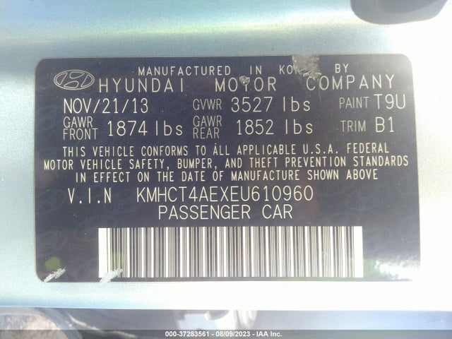 Hyundai ACCENT GLS 2014 KMHCT4AEXEU610960 Image 15
