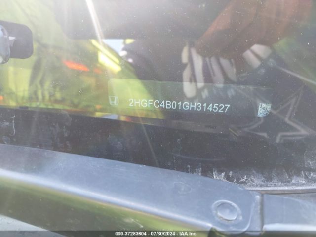 2HGFC4B01GH314527 Honda Civic Lx-p