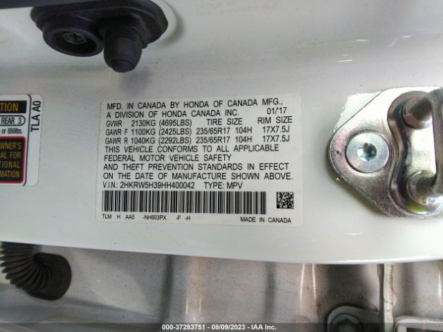 2HKRW5H39HH400042 Honda CR-V LX
