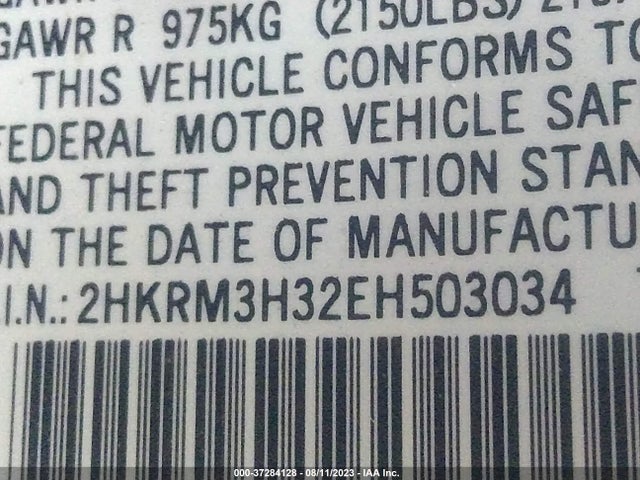 Honda CR-V LX 2014 2HKRM3H32EH503034 Image 9