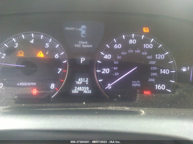 2008 LEXUS LS 460 VIN: JTHBL46F085054592