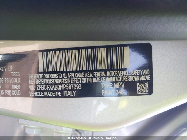 Fiat 500x Pop Fwd 2017 ZFBCFXAB0HP587293 Image 9