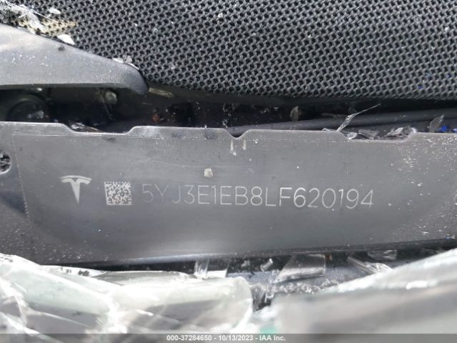 5YJ3E1EB8LF620194 Tesla Model 3 Long Range