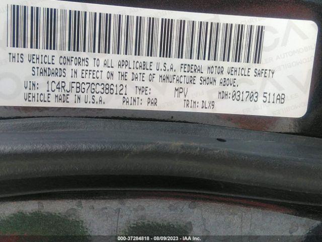 1C4RJFBG7GC386121 Jeep Grand Cherokee Limited