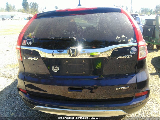 2016 HONDA CR-V TOURING VIN: 5J6RM4H93GL043045