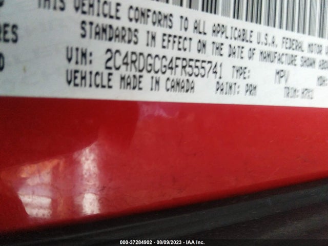 Dodge Grand Caravan Sxt 2015 2C4RDGCG4FR555741 Image 9