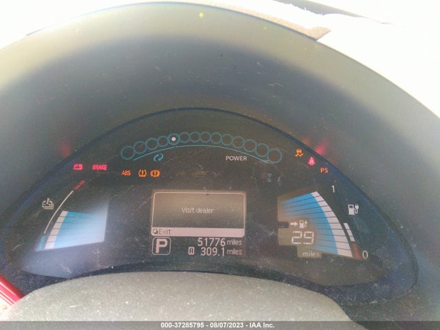 2012 NISSAN LEAF SL VIN: JN1AZ0CP8CT017718