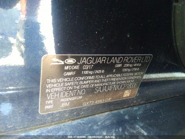 SAJAJ4FNXJCP18006 Jaguar Xe 20d Premium