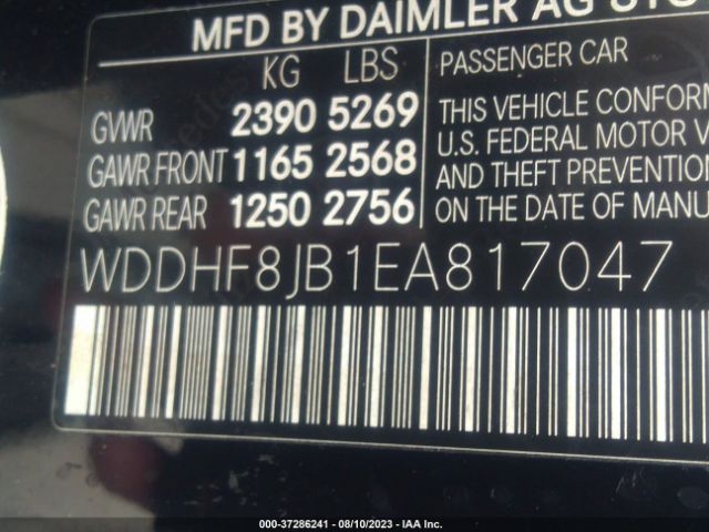WDDHF8JB1EA817047 Mercedes-Benz E-class E 350