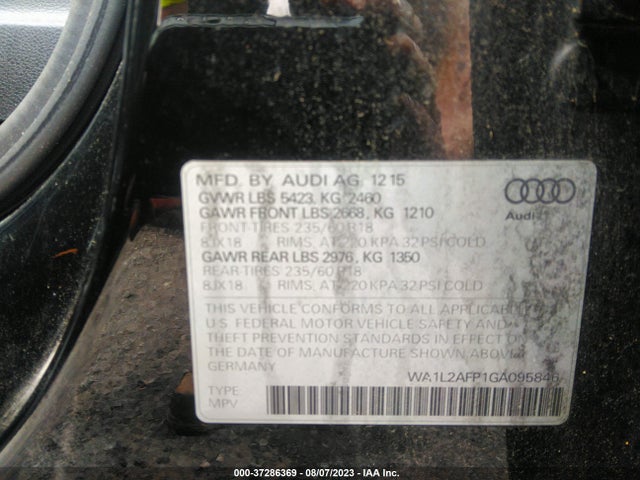 WA1L2AFP1GA095846 Audi Q5 Premium Plus