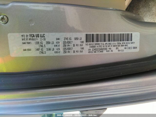 2C4RDGCG3HR625393 Dodge Grand Caravan Sxt