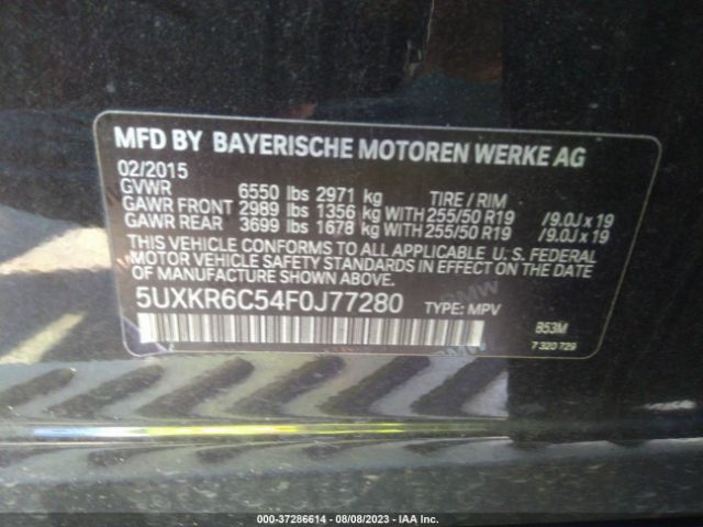 5UXKR6C54F0J77280 BMW X5 Xdrive50i