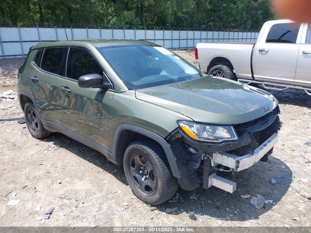 2018 JEEP COMPASS SPORT FWD VIN: 3C4NJCAB7JT376302