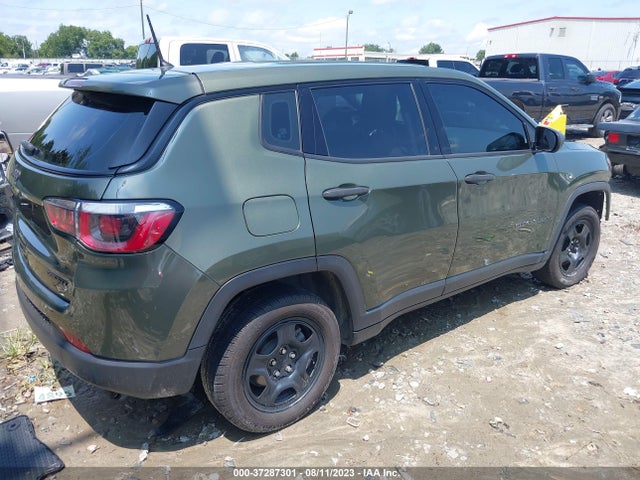 2018 JEEP COMPASS SPORT FWD VIN: 3C4NJCAB7JT376302
