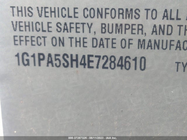 Chevrolet CRUZE LS 2014 1G1PA5SH4E7284610 Image 10