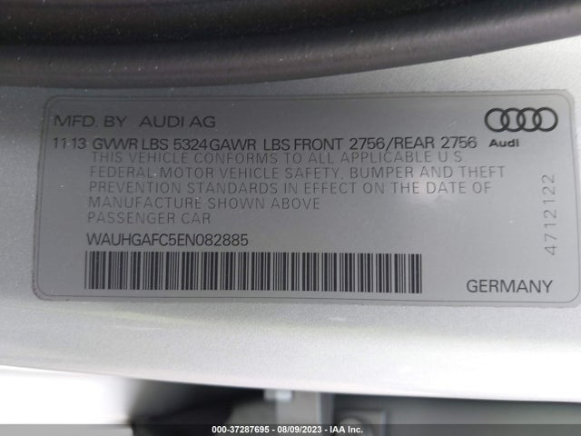 WAUHGAFC5EN082885 Audi A6 3.0t Prestige