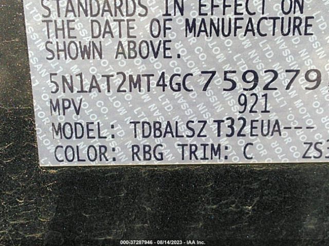 5N1AT2MT4GC759279 Nissan Rogue Sl