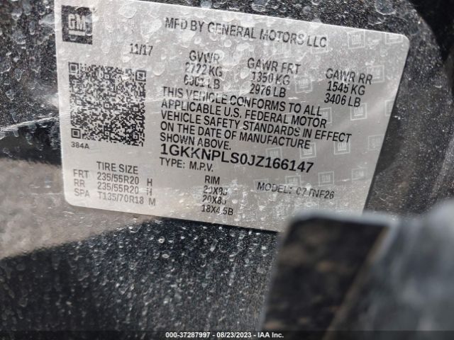 1GKKNPLS0JZ166147 GMC Acadia Denali