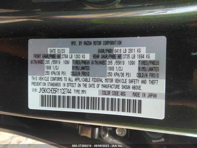 2024 Mazda CX-90, VIN: JM3KKCHD5R1102744