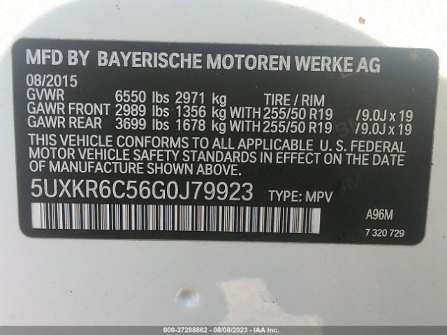 5UXKR6C56G0J79923 BMW X5 Xdrive50i