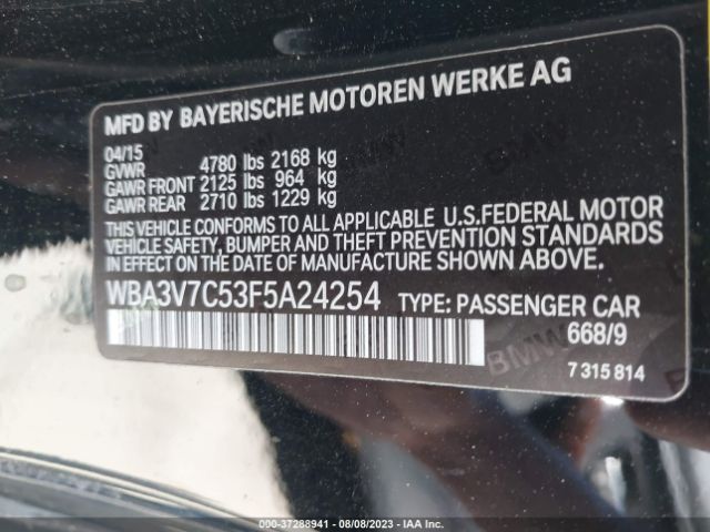 WBA3V7C53F5A24254 BMW 4 Series 428i
