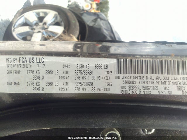 3C6RR7LT5HG761651 RAM 1500 Big Horn