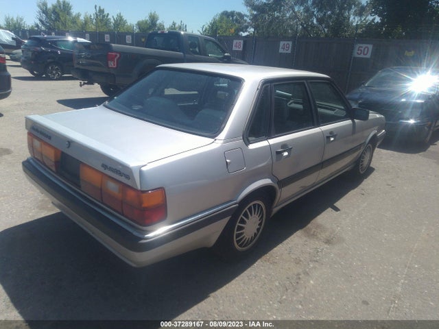 1985 AUDI 4000 S QUATTRO VIN: WAUFB0855FA093604