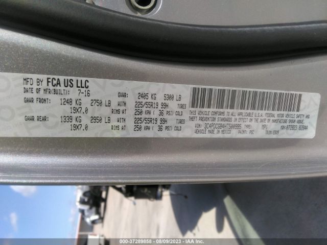 3C4PDCGB4HT500995 Dodge Journey Crossroad