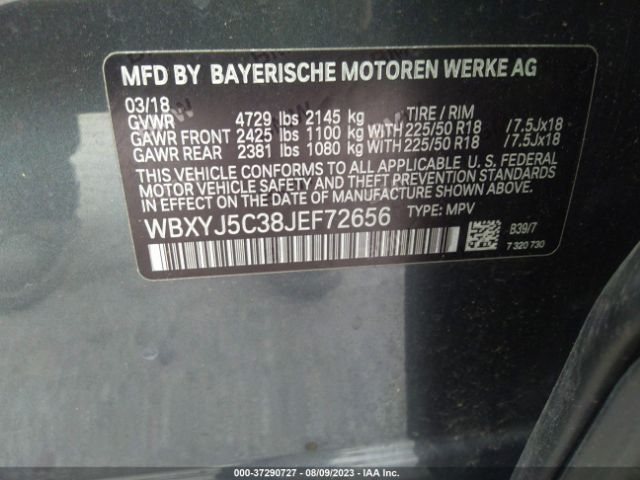 WBXYJ5C38JEF72656 BMW X2 Xdrive28i