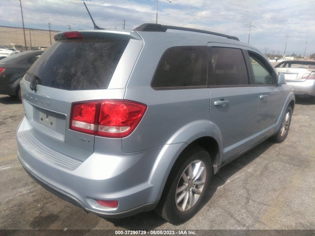 2013 DODGE JOURNEY SXT VIN: 3C4PDCBB6DT729664
