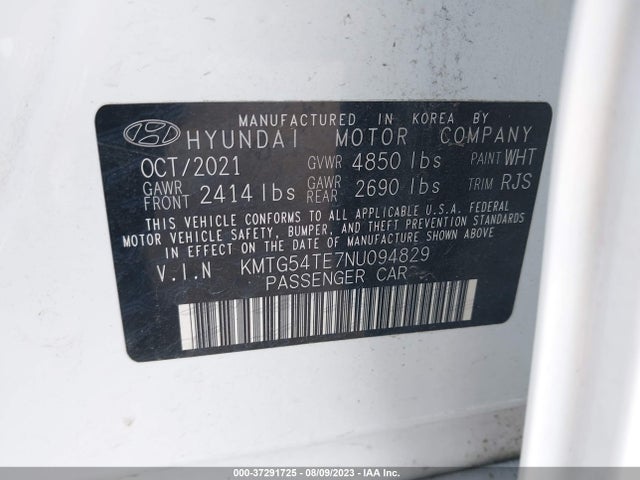 Genesis G70 3.3t 2022 KMTG54TE7NU094829 Image 9