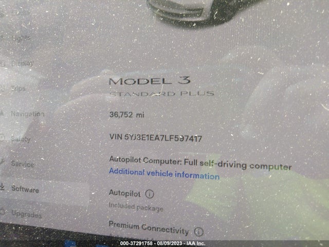 Tesla Model 3 Standard Range 2020 5YJ3E1EA7LF597417 Image 16