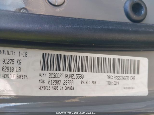 2C3CDZFJ0JH215580 Dodge Challenger R/t Scat Pack