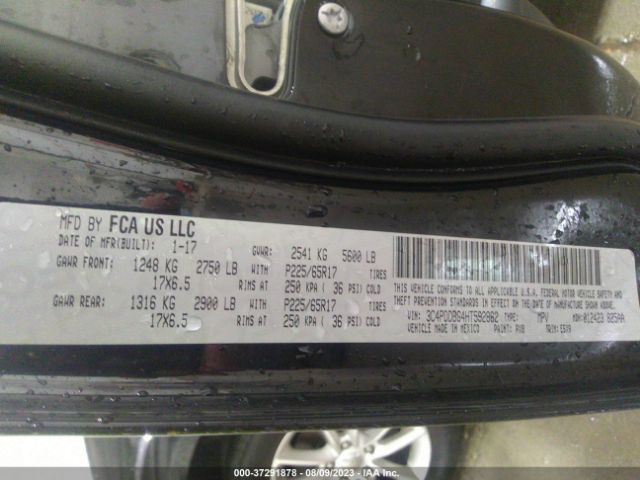 3C4PDDBG4HT592862 Dodge Journey Sxt