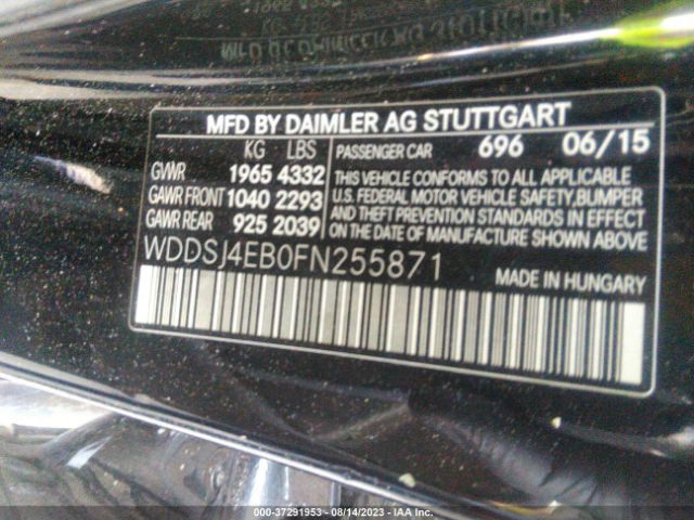 2015 MERCEDES-BENZ CLA-CLASS WDDSJ4EB0FN255871 Photo 8