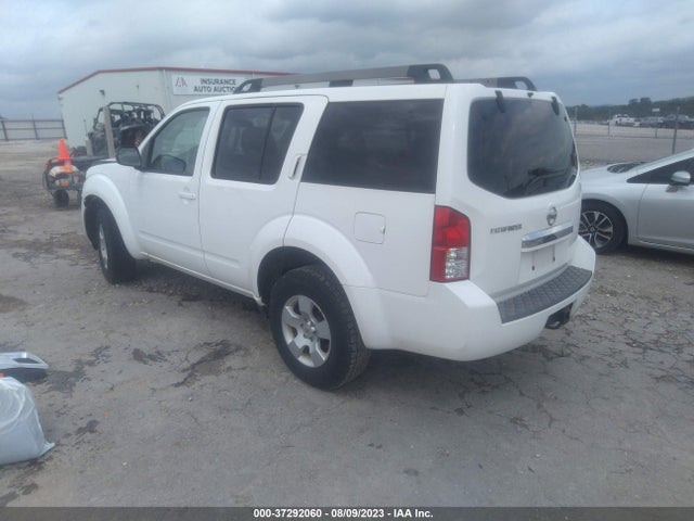 2008 NISSAN PATHFINDER S VIN: 5N1AR18U98C653536