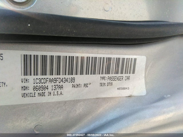 Dodge DART SE 2015 1C3CDFAA9FD434189 Image 9