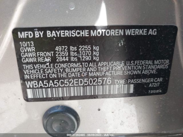 WBA5A5C52ED502576 BMW 5 Series 528i