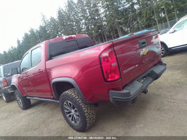 2018 CHEVROLET COLORADO 4WD ZR2 VIN: 1GCGTEEN0J1288749
