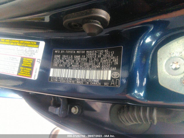 2013 TOYOTA COROLLA L/LE/S VIN: 2T1BU4EE6DC064533