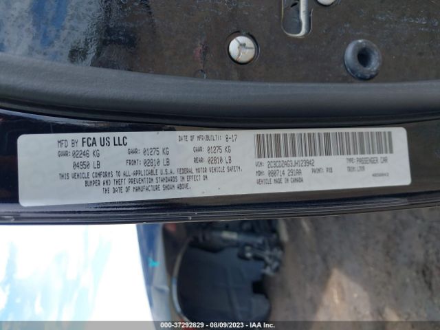 2C3CDZAG3JH123942 Dodge Challenger Sxt