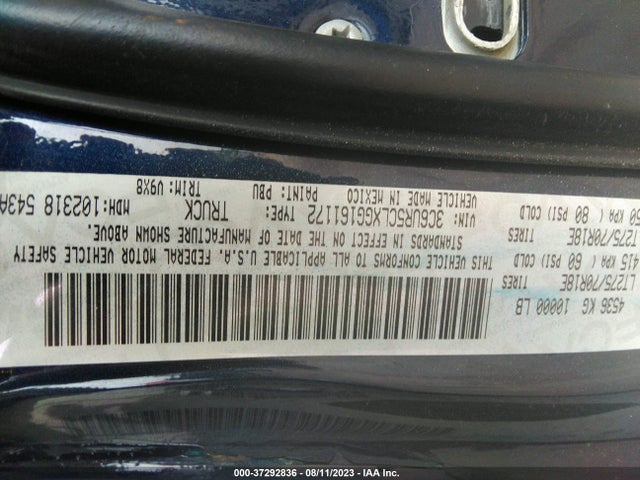RAM 2500 Tradesman 2016 3C6UR5CLXGG161172 Image 9